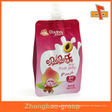 printed stand up liquid food packaging with spout for cocoa oil 300ml 400ml 500ml